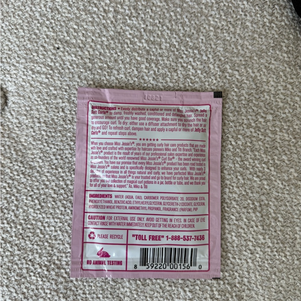 Miss Jessie's Jelly Soft Curls Gel Packets - Picture 4 of 4